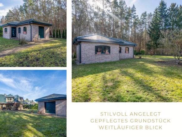 Nebengebäude/Gästehaus auf gepflegtem Grundstück am Waldrand in Bernau bei Berlin